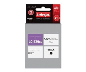 Printertilbehør blekk/toner - ActiveJet Supreme - Blekkpatron Dye-based black - AB-529BN