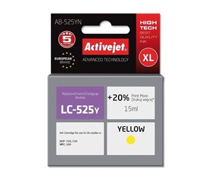 Printertilbehør blekk/toner - ActiveJet Supreme - Blekkpatron Yellow - AB-525YN