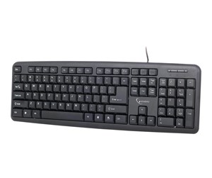 Tastatur - Gembird KB-U-103 - keyboard - US - black - Tastatur - Amerikansk Engelsk - Svart - KB-U-103