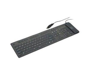 Tastatur - Gembird KB-109F-B - keyboard - US - black - Tastatur - Amerikansk Engelsk - Svart - KB-109F-B