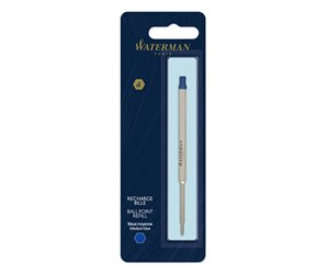 Skrive- & Tegneverktøy - Waterman Ballpoint Pen Refill | Medium Point | Blue Ink | 1 Count - S0944490