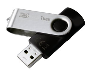 Minnepenn - GOODRAM memory USB UTS2 16GB USB 2.0 Black - 16GB - Minnepenn - UTS2-0160K0R11