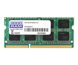 RAM - GOODRAM DDR3 4GB 1600MHz CL11 SODIMM 1.5V (512x8) - GR1600S364L11S/4G