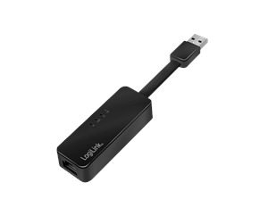 Nettverksadapter - LogiLink USB 3.0 Ethernet adapter USB-A/M to RJ45 - UA0184A