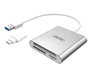 Flashminneadapter - Unitek card reader - USB 3.0 - Y-9313D