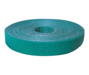 Kabelordner/Kabelstrømpe - LogiLink - Cable Strap Velcro Tape 4m green - KAB0054