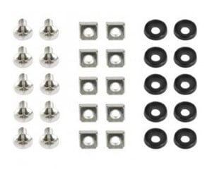 Rackskap - Gembird 19A-FSET-01 19'' rack mounting set (bolt nut washer) (10-Pack) - 19A-FSET-01