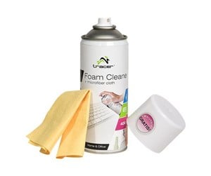 Kabinett tilbehør (kjølepasta mv.) - Tracer Cleaning Foam 400ML + Microfiber cloth - TRASRO42105