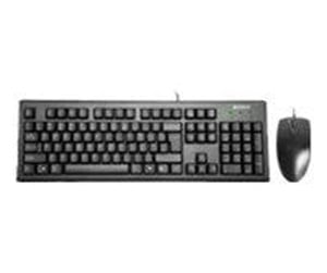 Tastatur - A4Tech KM-72620D - Tastatur & Mussett - Amerikansk Engelsk - Svart - A4TKLA43774