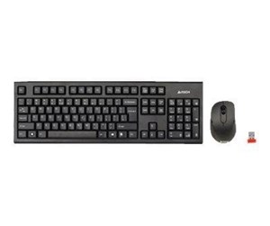 Tastatur - A4Tech V-Track 7100N PADLESS Wireless Desktop - Tastatur & Mussett - Svart - A4TKLA41220