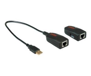 Repeater & Transceiver - Roline USB 2.0 Extender over RJ-45 - 12.04.1100