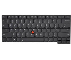 Tastatur - Lenovo - notebook replacement keyboard - English - US - Bærbart tastatur - til utskifting - Amerikansk Engelsk - Svart - 01YP280