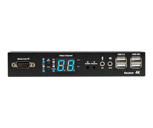 Repeater & Transceiver - Black Box MediaCento IPX 4K Receiver - VX-HDMI-4KIP-RX