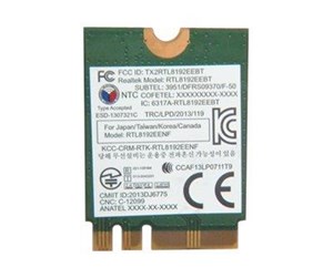 Nettverksadapter - Lenovo Realtek RTL8192EEBT - 04W3804