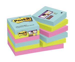 Skrivebordstilbehør - 3M Post-it Super Sticky Miami - 7100097756