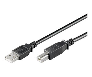 USB - Pro USB-A <-> USB-B 2.0 - 1.5m - Svart - SI-77022-S