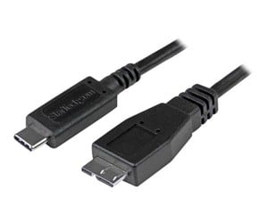 USB - StarTech.com USB 3.1 USB-C to USB Micro-B Cable - USB-C cable - 1 m - USB31CUB1M