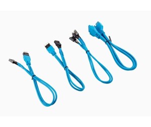 Kabinett-tilbehør - Corsair Premium Sleeved I/O Cable Extension Kit - Blue - CC-8900247