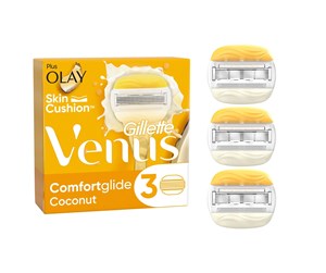 Ladyshaver - Gillette Ladyshaver Comfortglide Coconut w Olay 3 pcs - 7702018089345