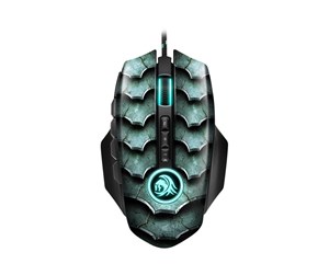 Mus - Sharkoon Drakonia II - mouse - USB - green - Mus - Optisk - 12 - Grønn - 4044951020126