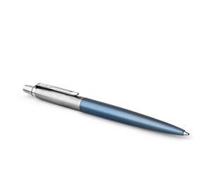 Skrive- & Tegneverktøy - Parker Jotter Ballpoint Pen | Waterloo Blue | Medium Point Blue Ink | Gift Box - 1953191