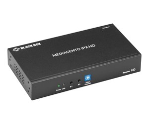 Repeater & Transceiver - Black Box MediaCento IPX HD Receiver - HDMI over IP - VX-HDMI-HDIP-RX