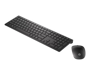 Tastatur - HP Pavilion 800 Wireless Keyboard and Mouse - Tastatur & Mussett - Nordisk - Svart - 4CE99AA#UUW