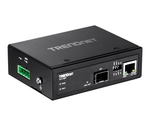 Repeater & Transceiver - TRENDnet TI-F11SFP - media converter - 10Mb LAN 100Mb LAN GigE - TI-F11SFP