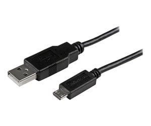 USB - StarTech.com Short Micro-USB cable - 15cm (6in) - USB cable - 15 cm - USBAUB15CMBK