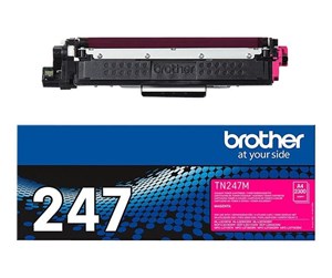 Printertilbehør blekk/toner - Brother TN247M / TN 247M Magenta Toner - Laser toner Rød - TN247M