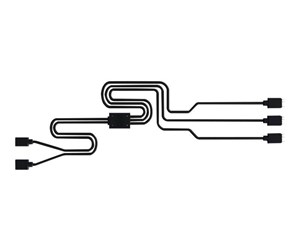 Kabinett-tilbehør - Cooler Master Addressable RGB 1-to-3 Splitter Cable - 50cm - MFX-AWHN-3NNN1-R1