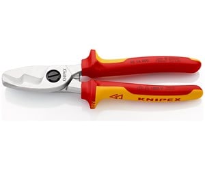 Verktøy for elektrisk arbeid - KNIPEX Kabelsakser, med dobbelskjær - 4003773026761