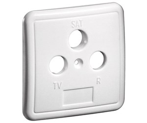 Antennekabler - Pro 3 holes cover plate for antenna wall sockets white - 4040849670510