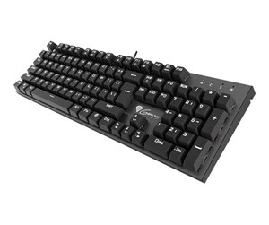 Tastatur - Natec Genesis Thor 300 - Tastatur - Amerikansk Engelsk - Svart - NKG-0947