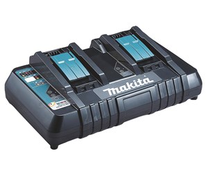 Batterier & Ladere - Makita DC18RD Batterilader LXT -  for 2 x 14.4V / 18V LXT-batteries - 196933-6