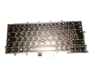 Tastatur - Lenovo Chicony - Bærbart tastatur - til utskifting - Italiensk - Svart - 01AV517