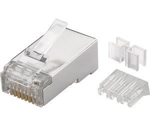 Nettverkskabel - RJ45 plug CAT 6a STP shielded (10 pack) - 4040849725029