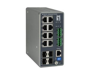 Switch/splitter - LevelOne IGU-1271 - switch - 12 ports - Managed - IGU-1271