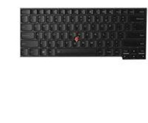 Tastatur - Lenovo Chicony - Bærbart tastatur - til utskifting - Tysk - Svart - 00PA464