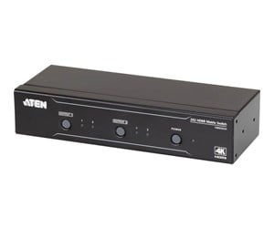 Videosplitter - ATEN VanCryst VM0202H 2x2 4K HDMI Matrix - VM0202H-AT-G