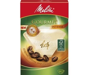 Kaffe & Espresso - Melitta Coffee filter Gourmet Intense 1X4 White 80 pcs - 6763159