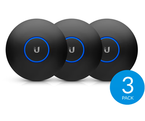 Tilbehør - Ubiquiti nHD-cover-Black-3 U6 Lite Cover Black (3-pack) - nHD-cover-Black-3