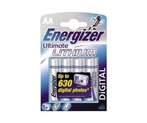 Kamerabatteri & Batterigrep - Energizer Ultimate Lithium - 7638900262643