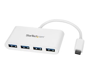 USB-hub - StarTech.com USB-C Hub USB-hub - 4 porter - Hvit - HB30C4ABW