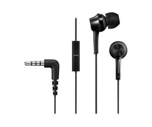 Hodetelefoner - Panasonic RP-TCM115E - earphones with mic - RP-TCM115E-K