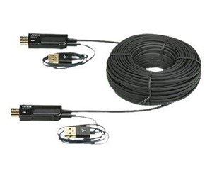 Diverse kabel - ATEN HDMI Active Optical Cable 100M   4Kx2K Plug & - VE875-AT