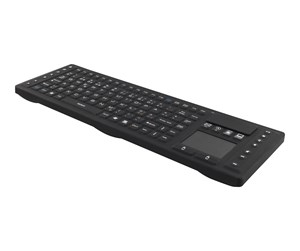 Tastatur - Deltaco Wireless Keyboard with touchpad silicone. - Tastatur - Nordisk - Svart - ST-WIKB006