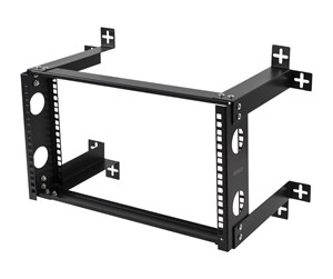 Rackskap - Deltaco 19-DTSR0506 - 6U Wall Mount Open Rack Cabinet - 19-DTSR0506