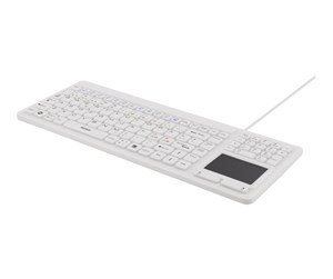 Tastatur - Deltaco TB-506 - Tastatur - Nordisk - Hvit - ST-IKB888-WH