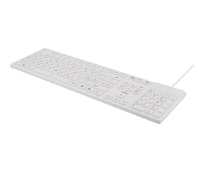 Tastatur - Deltaco TB-505 - Tastatur - Nordisk - Hvit - ST-IKB002-WH